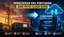 Radio cloud mulai menggantikan FM tradisional akibat tingginya biaya energi dan kebutuhan infrastruktur modern.