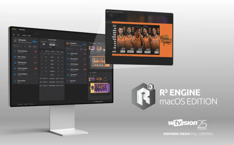 wTVision meluncurkan real-time on-air graphics engine macOS untuk produksi siaran modern di NAB Show 2026 Las Vegas.