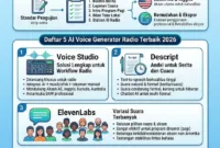 AI Voice Generator Radio Terbaik menjadi sorotan di industri penyiaran pada 2026 setelah sejumlah platform teknologi audio menguji lima alat populer untuk kebutuhan produksi siaran radio modern.