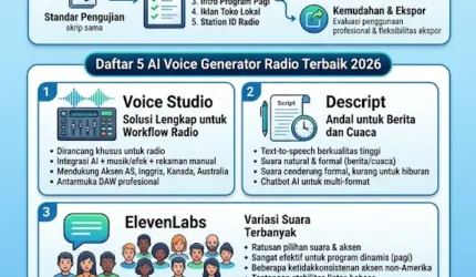 AI Voice Generator Radio Terbaik 2026